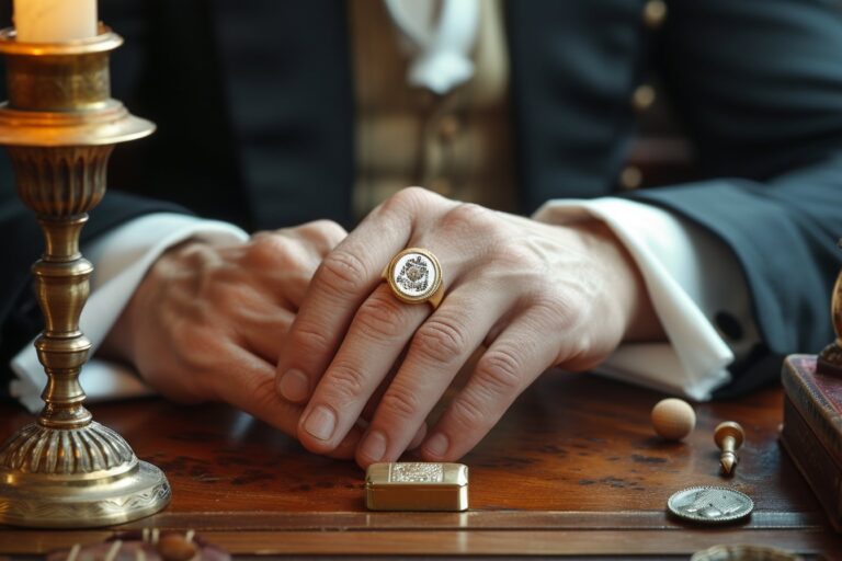 La chevalière homme : L&rsquo;élégance au bout des doigts pour les hommes sophistiqués