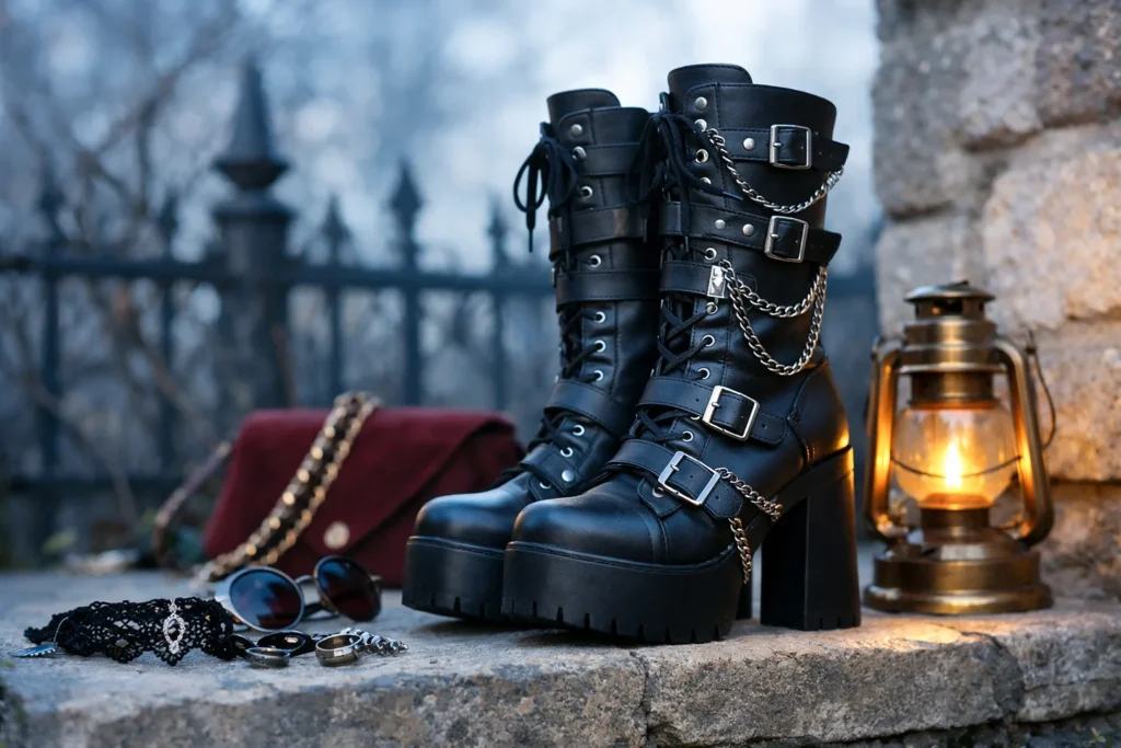 Donnez une touche sophistiquée à votre style avec les bottes gothiques