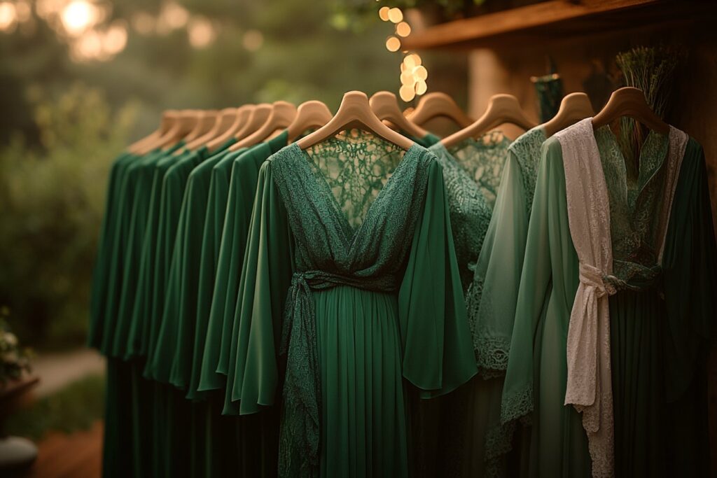 Top 10 robes vert émeraude pour les mariages d’été