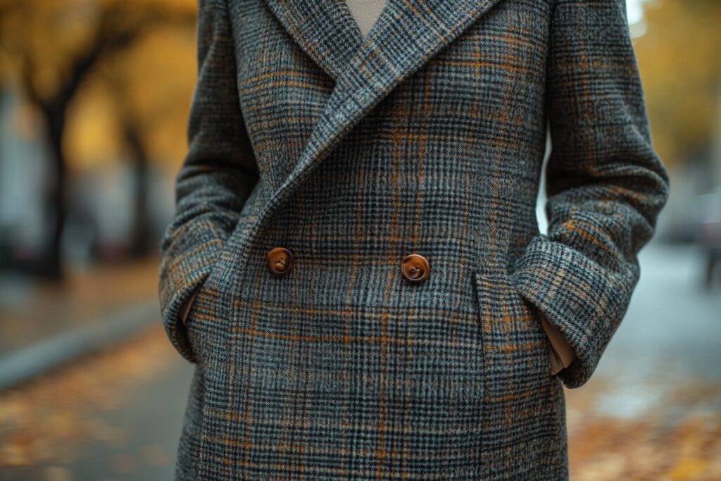 Comment porter un manteau écossais avec élégance en automne et en hiver