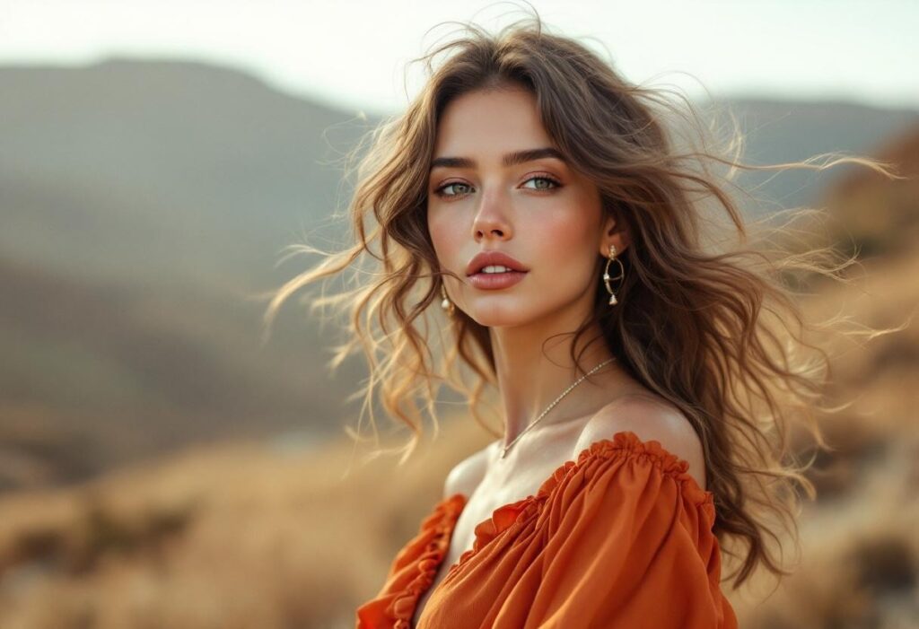 Quelle coiffure pour sublimer une robe terracotta ? Nos inspirations incontournables