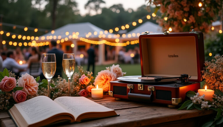 découvrez nos conseils pour créer une playlist parfaite et personnalisée qui accompagnera chaque moment de votre mariage, de la cérémonie à la soirée dansante. ambiance garantie pour un souvenir inoubliable !