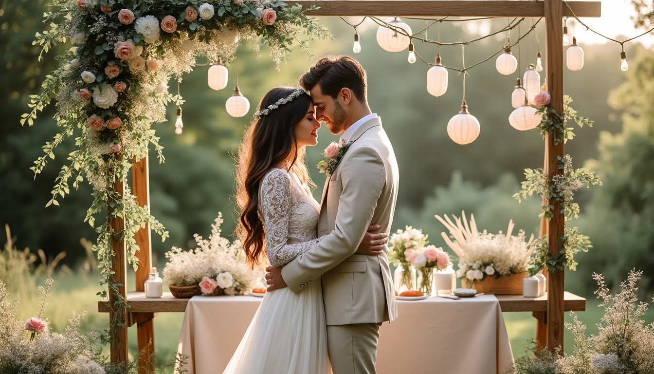 découvrez nos idées et inspirations déco pour organiser un mariage bohème et romantique. ambiance naturelle, fleurs fraîches, et touches poétiques pour un événement inoubliable et personnalisé !