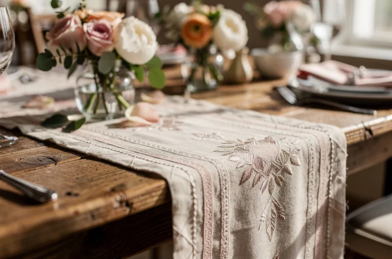 Des chemins de table personnalisés pour un mariage inoubliable