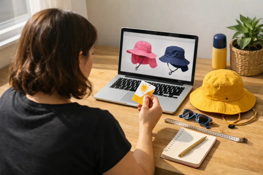 Chapeau anti-UV pour enfant : indice UPF, taille, conseils officiels