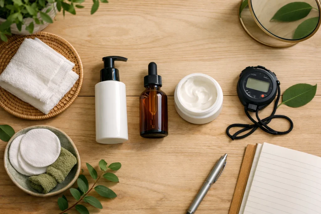 Routine visage minimaliste : trois produits, dix minutes, un dermatologue